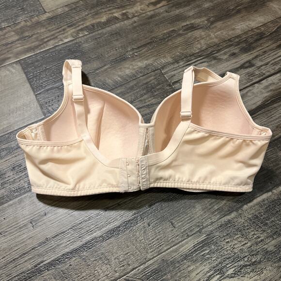 Cacique Lightly Lined Balconette Bra 42D Nude Underwire T-Shirt Smoothing - Picture 3 of 8